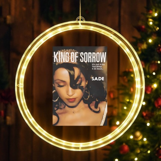Discover Sade, KING of SORROW! Janet Jackson, erykah badu, sza LED Christmas Window Lights