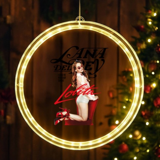 Discover Lana Del Rey Lolita LED Christmas Window Lights classic style Men