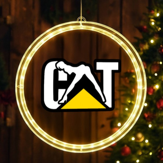 Discover CAT DIESEL GIRL LED Christmas Window Lights