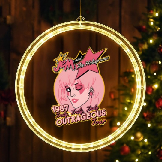 Discover Jem & The Holograms LED Christmas Window Lights, Jem Outrageous Tour LED Christmas Window Lights