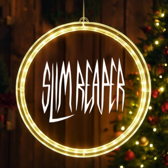 Discover Kevin Durant Slim Reaper Basketball LED Christmas Window Lights - Slam Reaper Style