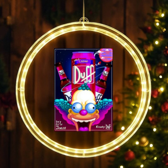 Discover Krusty the Clown LED Christmas Window Lights, Duff Beer LED Christmas Window Lights LED Christmas Window Lights, Simpson LED Christmas Window Lights