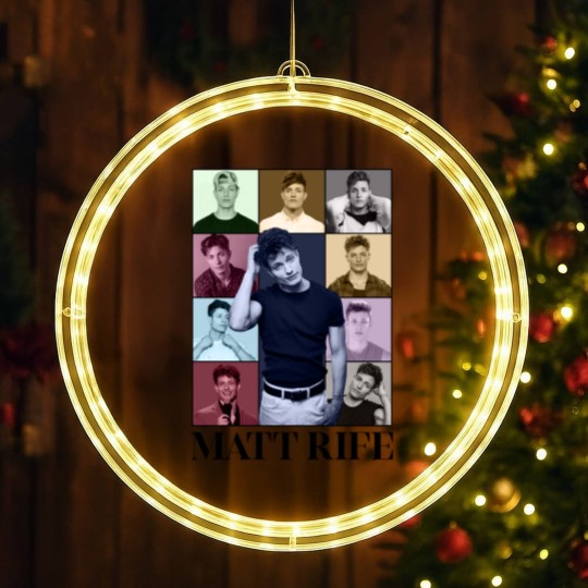 Discover Matt Rife The Eras Style LED Christmas Window Lights