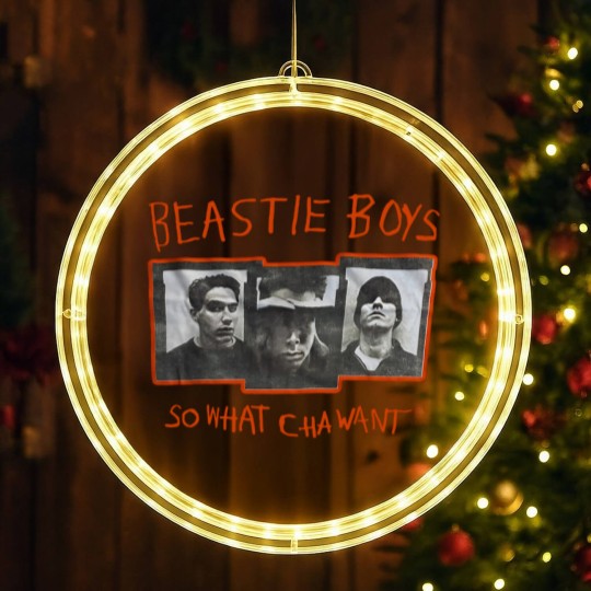 Discover BEASTIE BOYS So What Cha Want LED Christmas Window Lights, Beatie Boys LED Christmas Window Lights