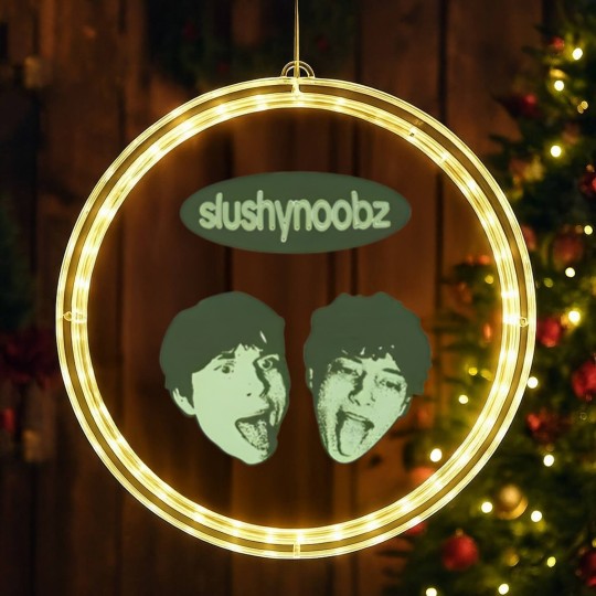 Discover Slushy Noobz LED Christmas Window Lights - Martin and Hamzah LED Christmas Window Lights, Slushy Noobs Merch