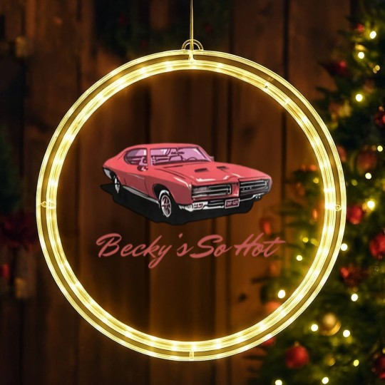 Discover Beckys So Hot Car LED Christmas Window Lights