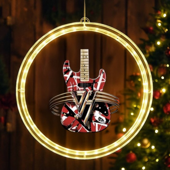 Discover red van guitar halen LED Christmas Window Lights