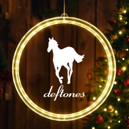 Discover Vintage Deftone Pony Logo LED Christmas Window Lights