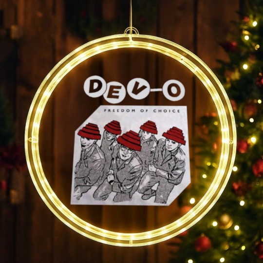 Discover Devo Band PREMIUM LED Christmas Window Lights, Devo Freedom and Choice LED Christmas Window Lights
