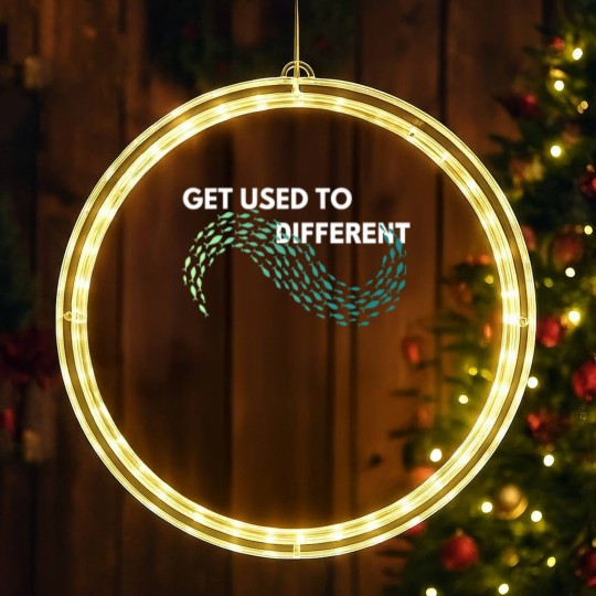 Discover Get Used To Different Chosen Fish Against The Current LED Christmas Window Lights
