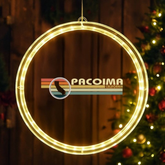 Discover Pacoima California vintage 1980s style - Pacoima California - LED Christmas Window Lights