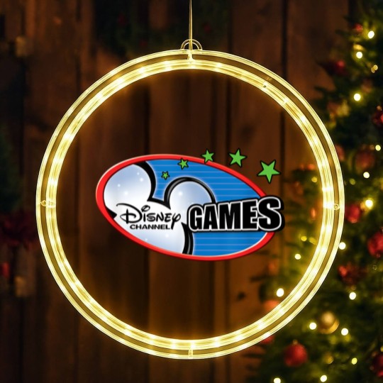 Discover Channel Game LED Christmas Window Lights, Mouse Ears Gaming LED Christmas Window Lights