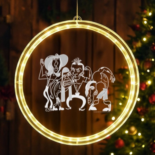 Discover Vintage Red Hot Chili Peppers LED Christmas Window Lights 1990  The New Yorker Design