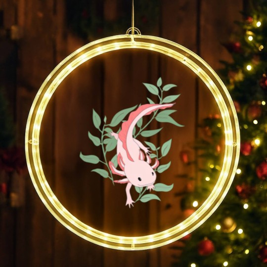 Discover Axolotl LED Christmas Window Lights