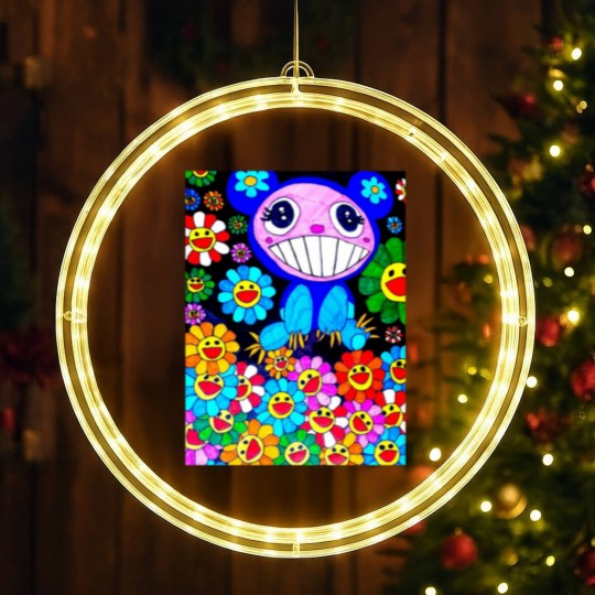 Discover Murakami paint art Canvas Print LED Christmas Window Lights