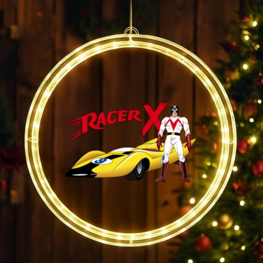 Discover Racer X Tribute to Original 60s Speed Racer Cartoon Series LED Christmas Window Lights