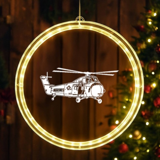 Discover Sikorsky UH 34d Helicopter LED Christmas Window Lights LED Christmas Window Lights