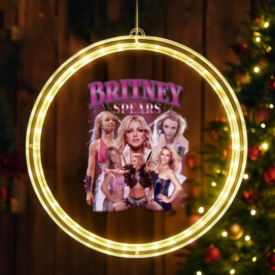 Discover Britney Spears bubblegum Unisex LED Christmas Window Lights, Britney Spears Merch