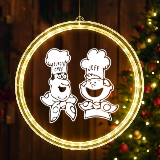 Discover Burger Chef And Jeff LED Christmas Window Lights LED Christmas Window Lights