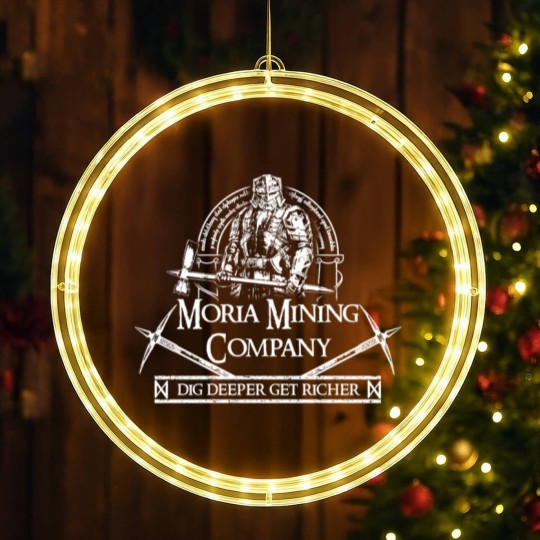 Discover MORIA MINING COMPANY - Lotrshirt - LED Christmas Window Lights