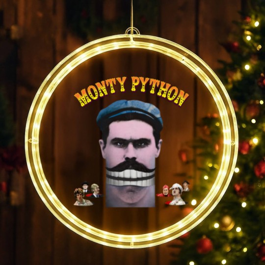 Discover Vintage LED Christmas Window Lights Monty Python's Flying Circus V1 NATURAL