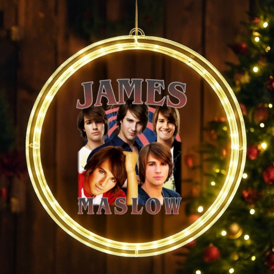 Discover James Maslow Vintage Unisex LED Christmas Window Lights, Vintage James Maslow