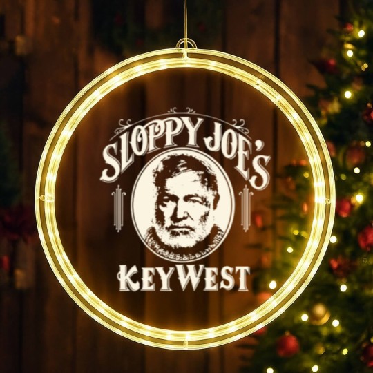 Discover Vintage 80s Sloppy Joes West LED Christmas Window Lights