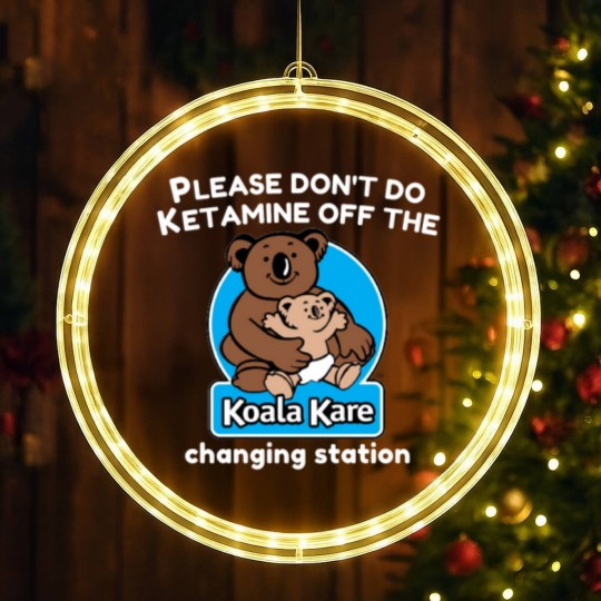 Discover Koala Kare please don_t do ketaminee off the changing station LED Christmas Window Lights