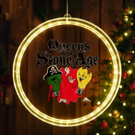Discover Queens Of The Stone Age LED Christmas Window Lights, Queens Of The Stone Age Band LED Christmas Window Lights