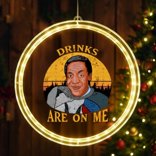 Discover Bill Cosby Drinks Are On Me Coffee Mug LED Christmas Window Lights