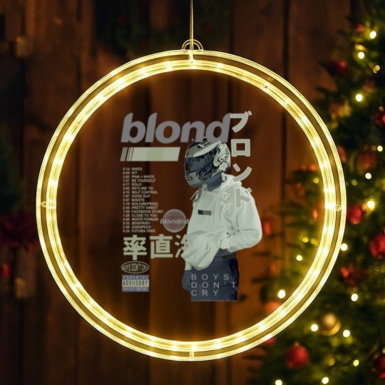 Discover Frank Ocean Blond Album LED Christmas Window Lights , Frank Blond Vintage 90s LED Christmas Window Lights
