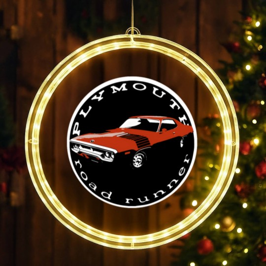 Discover 1972 Plymouth Road Runner Hardtop LED Christmas Window Lights