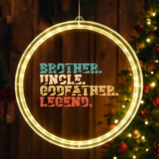 Discover brother uncle godfather legend LED Christmas Window Lights
