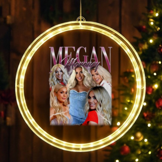 Discover Megan Moroney Vintage 90S LED Christmas Window Lights , Country Song LED Christmas Window Lights