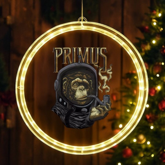 Discover Primus Monkey Metal Rock Band Vox Vintage LED Christmas Window Lights