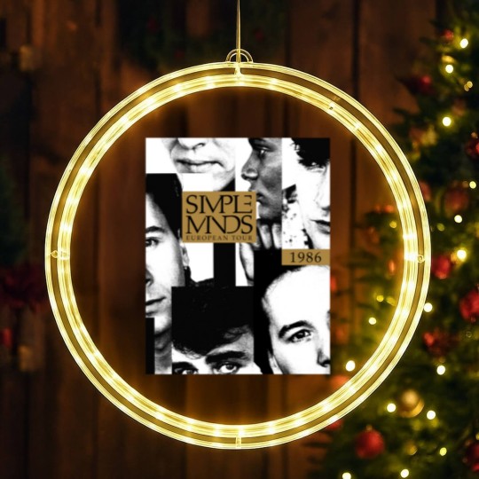 Discover Simple Minds - Once Upon A Time European Tour 1986 LED Christmas Window Lights