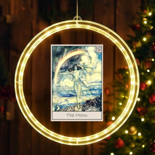 Discover Tarot - The Moon - Tarot - LED Christmas Window Lights