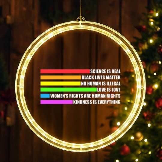 Discover LGBT Rainbow Gay Pride LED Christmas Window Lights