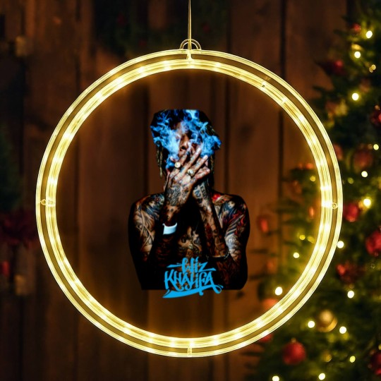 Discover Wiz Khalifa LED Christmas Window Lights, Vintage Wiz Khalifa Hip Hop Rap LED Christmas Window Lights