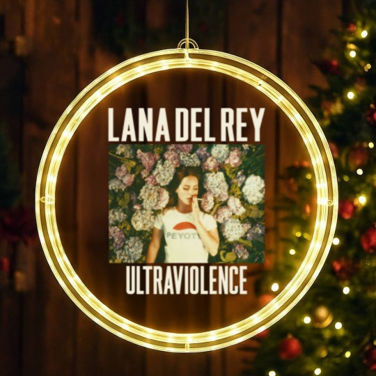 Discover Ultraviolence Lana Del Rey 2024 graphic LED Christmas Window Lights unisex men women