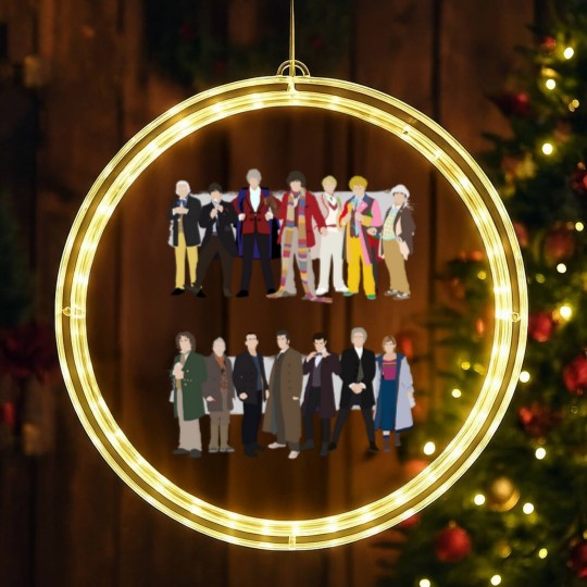 Discover All the Doctors - Doctor Who - LED Christmas Window Lights