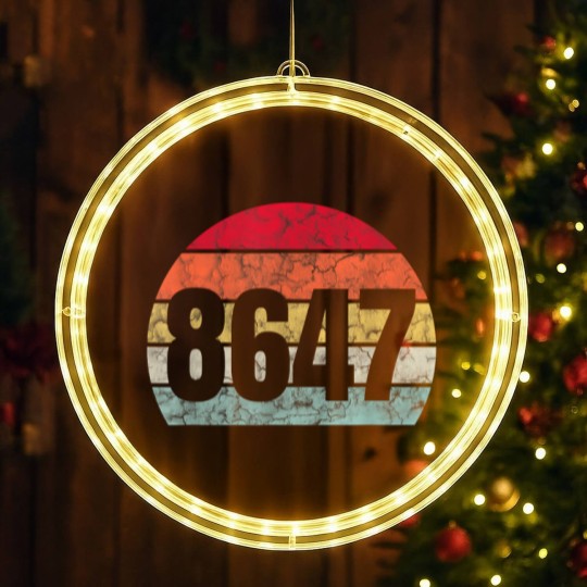 Discover 8647 Vintage LED Christmas Window Lights