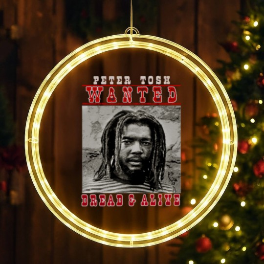 Discover Peter Tosh Wanted Dread And Alive LED Christmas Window Lights