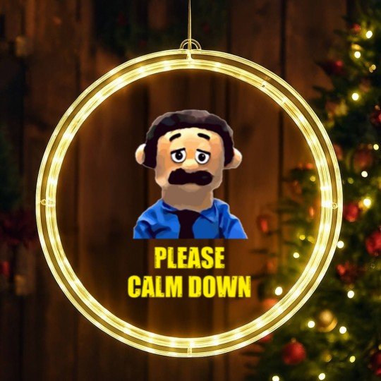Discover Please Calm Down Awkward Puppets Diego LED Christmas Window Lights