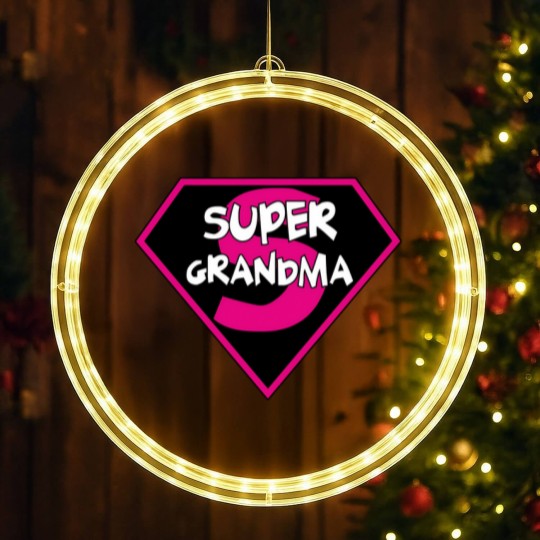 Discover Super Grandma LED Christmas Window Lights