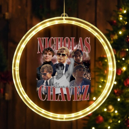 Discover Nicholas Chavez LED Christmas Window Lights, Nicholas Alexander Chavez Retro LED Christmas Window Lights