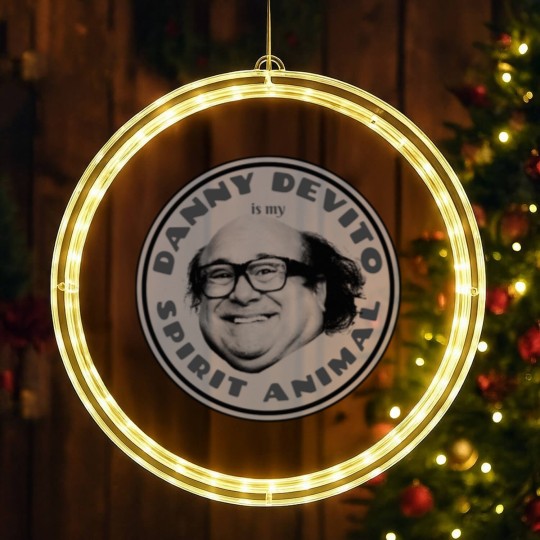 Discover Danny Devito is my Spirit Animal LED Christmas Window Lights
