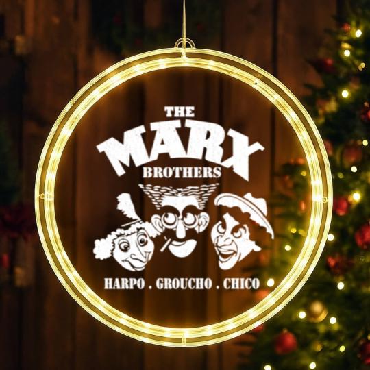 Discover The Marx Brothers fan - Harpo, Grouchom, Chico LED Christmas Window Lights