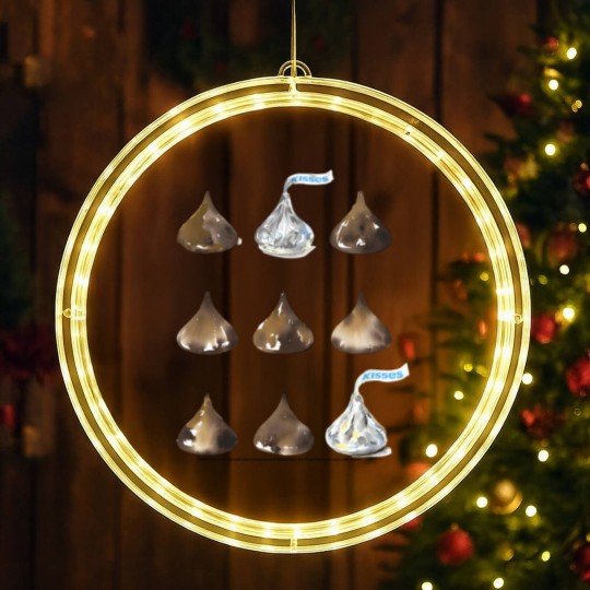 Discover Hersheys Kisses Multiple Grid Design LED Christmas Window Lights