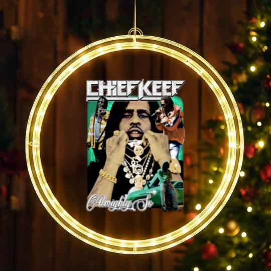 Discover Chief Keef Rap LED Christmas Window Lights, Vintage Rap LED Christmas Window Lights, Hip Hop LED Christmas Window Lights, Vintage Hip Hop LED Christmas Window Lights